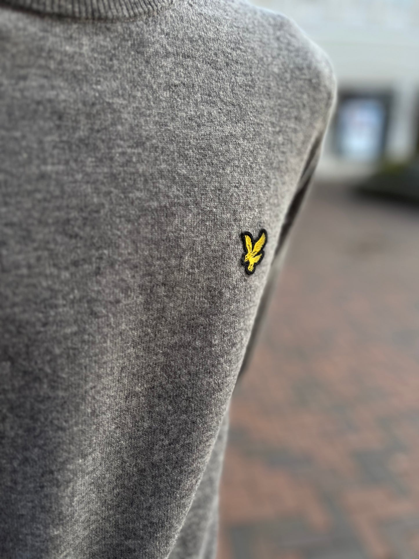 Lambswool Blend Crew Neck