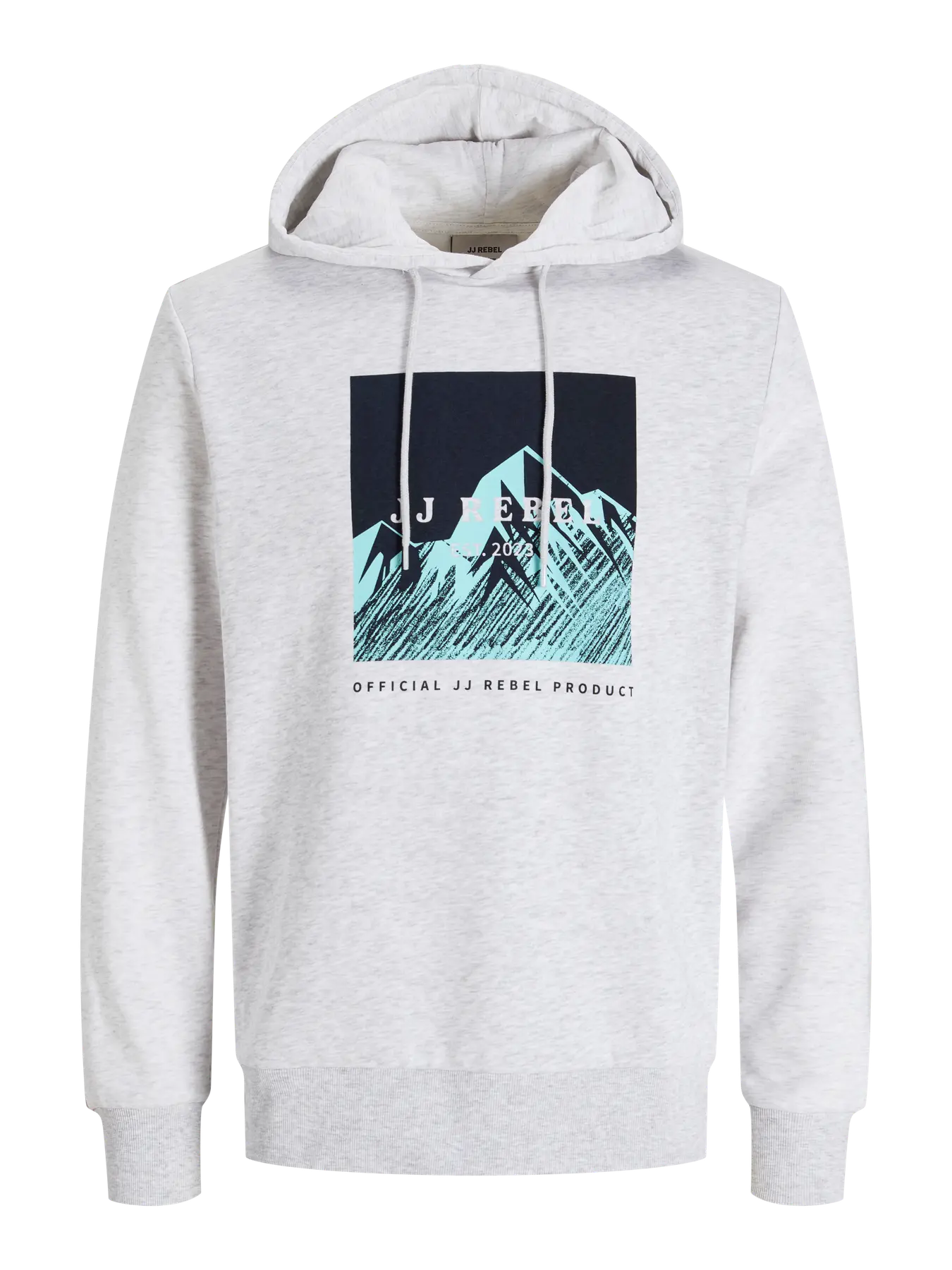 Raven Sweat Hood - White Melange