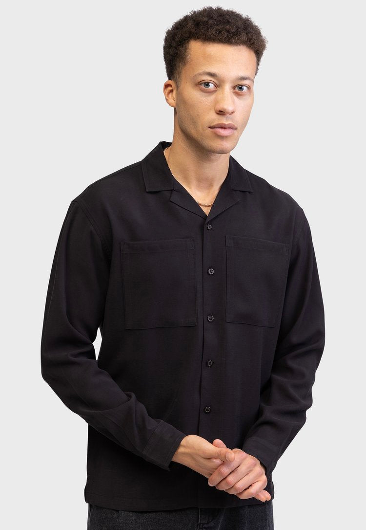 Lucas Shirt Boxy - Black